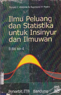 Ilmu Peluang Dan Statistika Untuk Insinyur Dan Ilmuwan