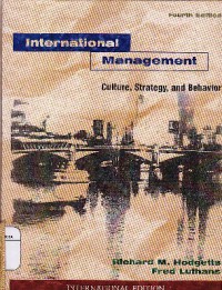 International Management : Culture, Strategy, And Behavior