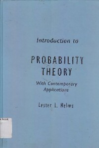 Introduction To Probability Theory : With Contemporary Applications