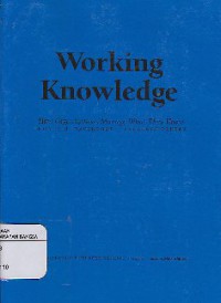 Working Knowledge : How Organizations Manage What They Know