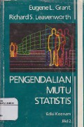 Pengendalian Mutu Statistis Jilid 2