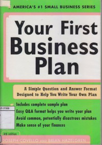 Your First Business Plan