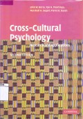 Cross-Cultural Psychology