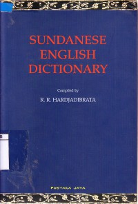 Sundanese English Dictionary