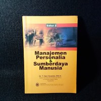 Manajemen Personalia & Sumber daya Manusia