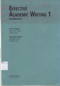 Effective Academic Writing 1