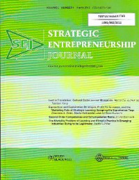 Strategic Entrepreneurship Journal