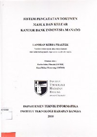 Sistem Pencatatan Dokumen Masuk dan Keluar Kantor Bank Indonesia Manado