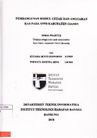 Pembangunan Modul Cetak dan Anggaran Kas Pada SPPD Kabupaten Ciamis