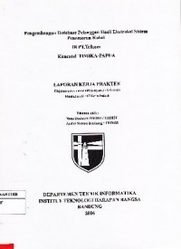 Pengembangan Database Pelanggan Hasil Ekstrasi Sistem Penomoran Kabel di PT. Telkom Kancatel Timika - Papua