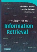 Introduction to information retrieval