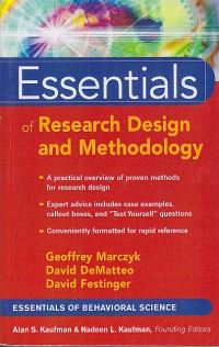 Essentials of Research Design and Methodology