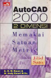 AutoCAD2000 : 2 Dimensi memakai satuan metric