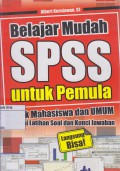 Belajar Mudah SPSS Untuk Pemula