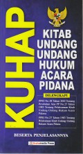 Kitab Undang-undang Hukum Acara Pidana