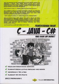 Pemrograman dasar c-java-C#