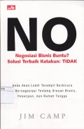 No : Negosiasi bisnis buntu? Solusi terbaik katakan 