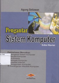 Pengantar sistem komputer