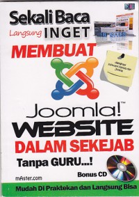 Sekali baca langsung inget : membuat joomla! website dalam sekejap tanpa guru