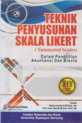 Teknik penyusunan skala likert (summated scales) dalam penelitian akuntansi dan bisnis