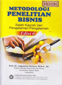 Metodologi Penelitian Bisnis