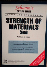 Schaum's Outline Of Theory And Problems Of Strength Of Materials